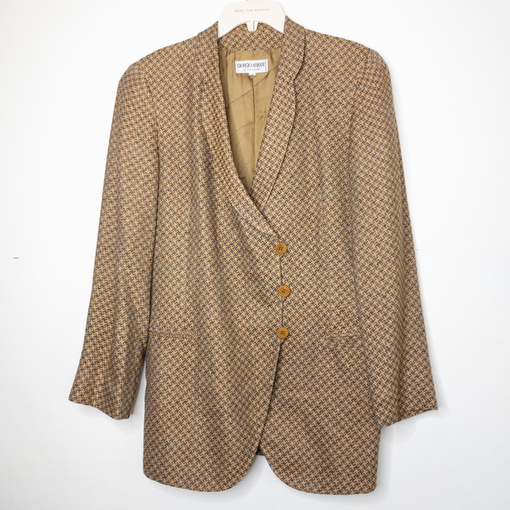 Armani houndstooth Vintage Blazer